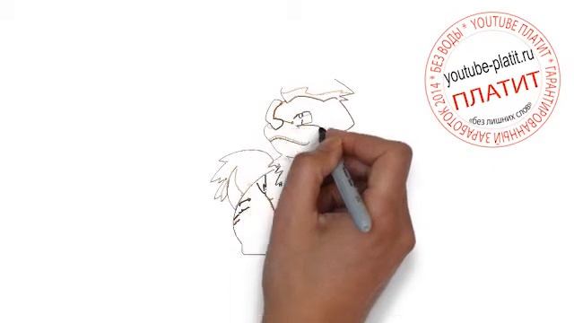 Как поэтапно рисовать покемонов Гроулит growlithe смотреть онлайн
