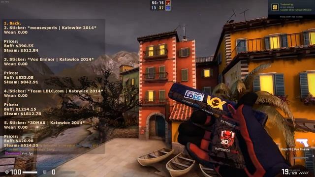 [CSGO Sourcemod] Price check plugin. Scann skin's float, name, stickers, price and sticker's price.
