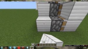 Делаем выдвижную лестницу в minecraft