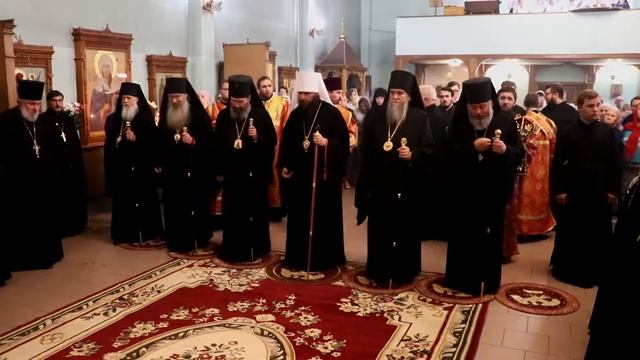 100-летие подвига священномученика Николая Попова. Величание у раки со святыми мощами. 2019