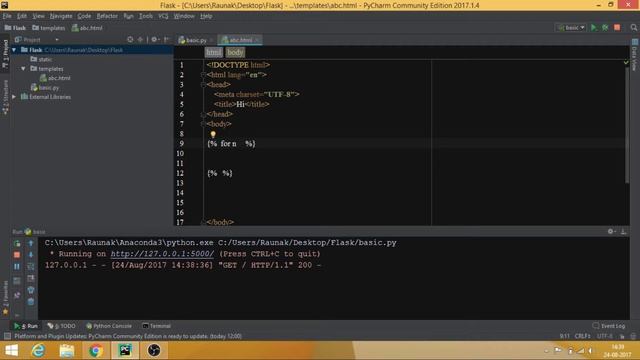 Python Programming from Scratch - 31 - Jinja
