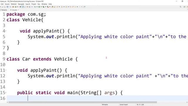 Method Overriding in Java | Java Method Overriding | Java for Beginners смотреть онлайн
