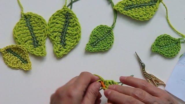 Вязание Крючком Листики. Как связать листики крючком? How to crochet leaf. Crochet tutorial
