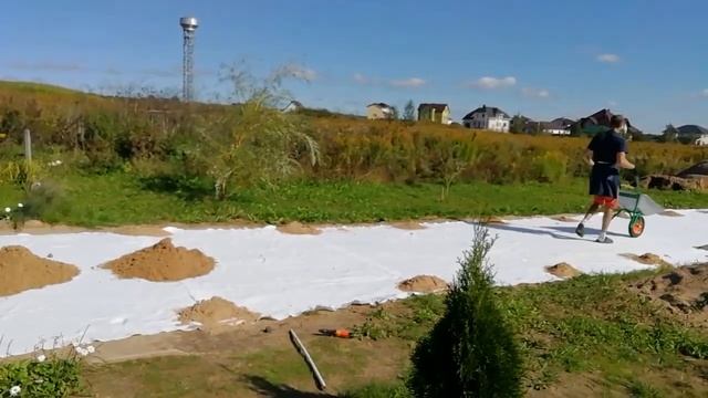 Гравийная дорога к участку своими руками смотреть онлайн