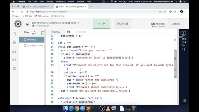 Crash Course Python - Part 8 | Python Mini Project using JSON | yusy4code