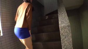 Cute japanese girl having a remote vibrator egg inside her skirt. Walking on the street (8)