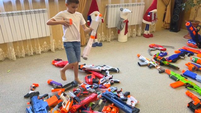 Full NERF Blaster Arsenal Review Самая Большая коллекция нерф смотреть онлайн