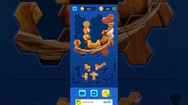 Hexa Jigsaw Puzzle Game's level 17 American Food mode