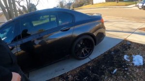 BMW 750li F02 N63TU and WRX cold start, BMW launch