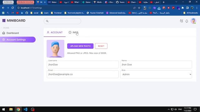 mini-dashboard react sass project смотреть онлайн