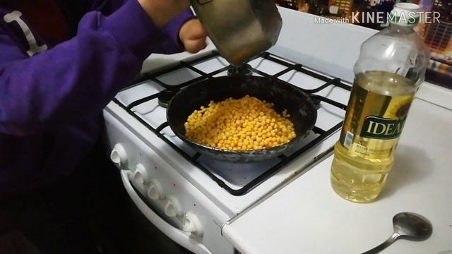 Жареный горох, очень вкусно получается (вместо семечек перед теликом) смотреть онлайн