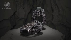 Кольцо с жемчугом. Варианты цветовых сочетаний.