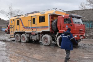 ?В Усть-Камчатском районе продолжается ликвидация последствий извержения вулкана Шивелуч