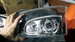 СВЕТОДИОДНЫЕ ЛИНЗЫ AOZOOM A15 В ФАРЫ MMC DELICA DIY