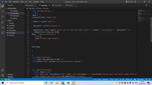 Web Development Tutorial | MySQL | Part 14 | PHP Login Authentication, Session | Tech Quick Learner