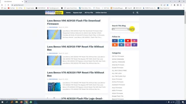 Lava Benco V70 AE9220 FRP Reset File Without Box