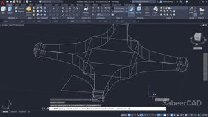 CREATE A 3D DRONE USING AUTOCAD