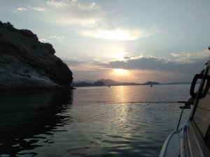 Морская рыбалка в Судаке. Крым. Россия.
