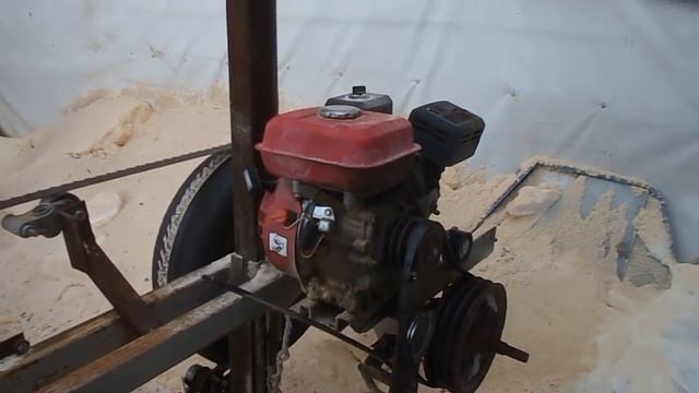 Самодельная ленточная пилорама. 6 лет трудового стажа. смотреть онлайн