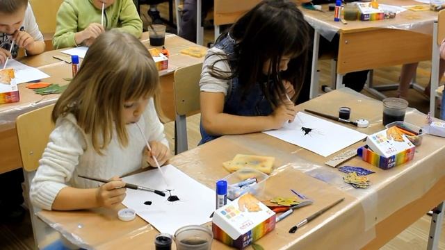 Звездочки кляксография смотреть онлайн