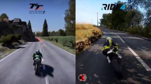 TT Isle of Man 2 vs RIDE 4 | Gameplay Comparison