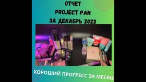 PROJECT PAN отчет декабрь 2023 - последний проджект пэн этого года