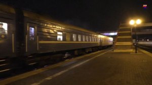 ТЭП70-0379 "Константин Заслонов" с поездом №614  Солигорск – Могилев прибывает на станцию Могилев