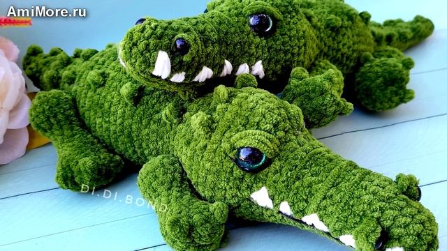 Амигуруми: схема Крокодил | Игрушки вязаные крючком