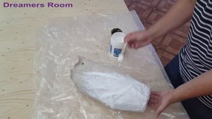 Ваза из шпаклевки своими руками