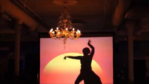 Шоу теней, театр теней. Постановка в исполнении сотрудников компании.