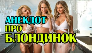 Анекдот про Блондинок. Новые анекдоты.