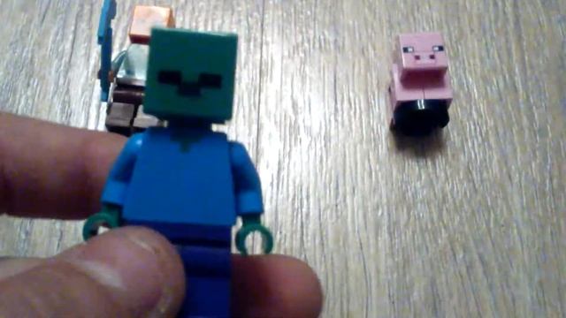 Обзор на Lego Minecraft железный голем. смотреть онлайн