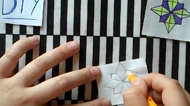 !DIY! Снежинка(или красивый узор по клеточкам) смотреть онлайн