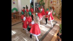 Танец на осенний утренник  старшая группа