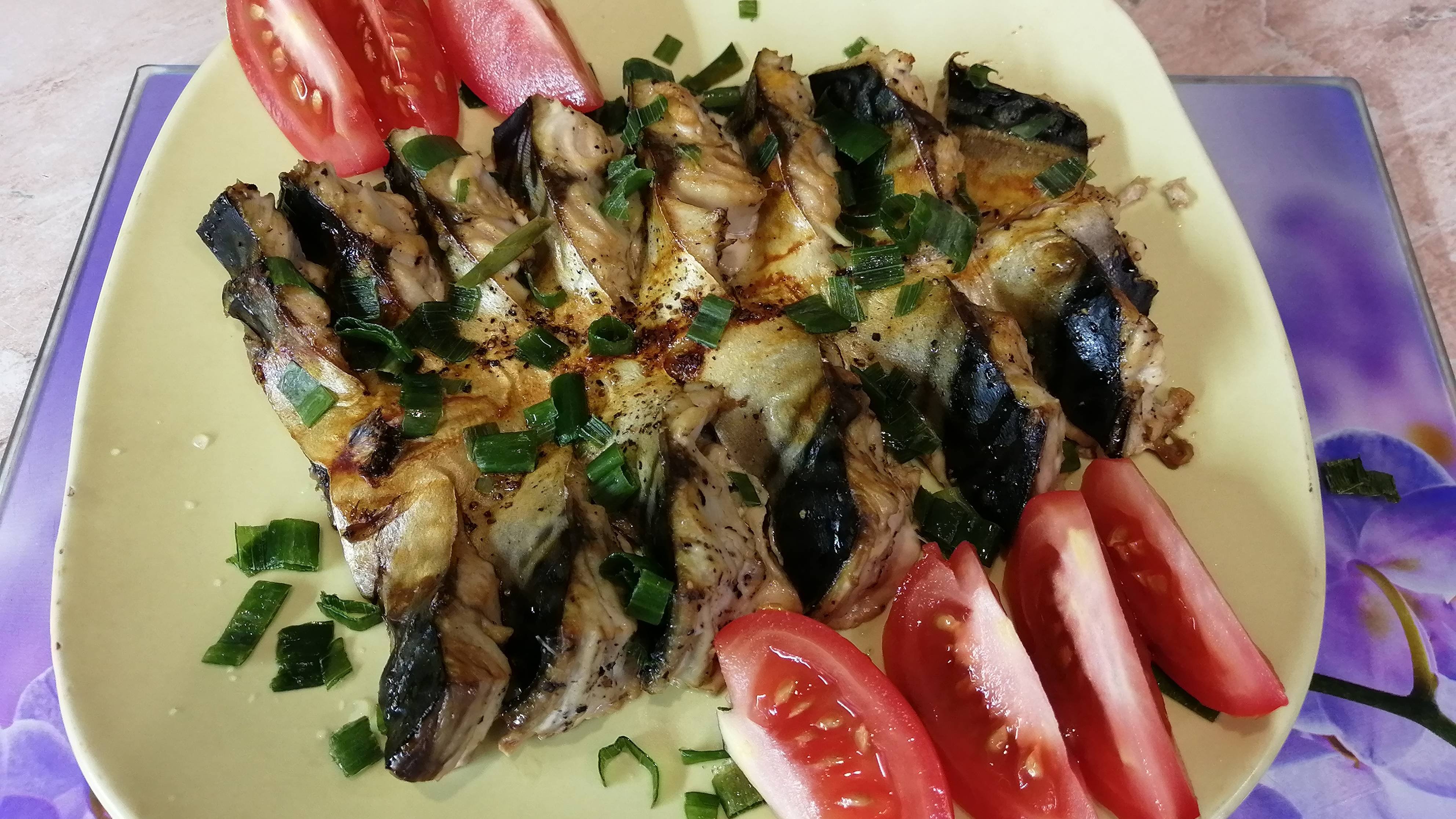 Запеченная скумбрия
