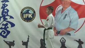 Маваси гедан барай. Кихон на 7 кю Киокусинкай каратэ