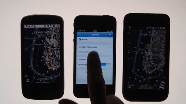 Google Earth - iPhone 4 Vs Android смотреть онлайн