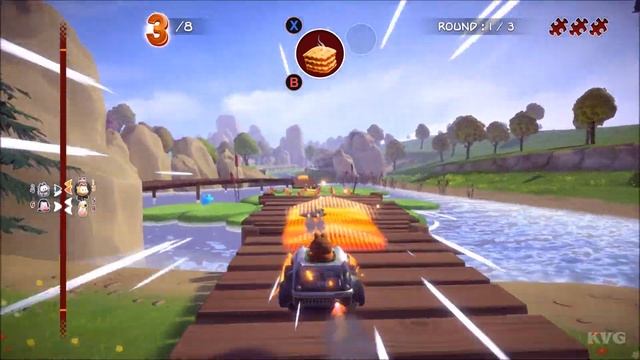 Garfield Kart - Furious Racing Gameplay (PC HD) [1080p60FPS] смотреть онлайн