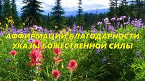 Аффирмации Благодарности ? Указы Божественной Силы, чтобы ИЗМЕНИТЬ СВОЮ ЖИЗНЬ ?.mp4