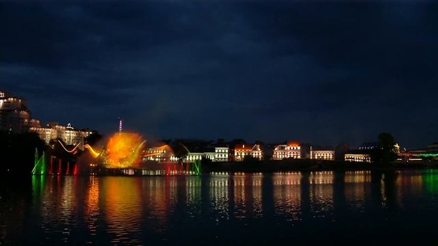 Грандиозный выпускной вузов в Минске! Водное шоу и лазерное шоу