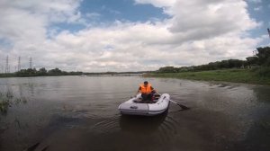 Обкатка лодочного мотора. Yamaha 2 л.с. Лодка River Boats 320 нднд р.Ока г. Кашира