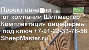 Проект овчарни проект строительства овцефермы под ключ