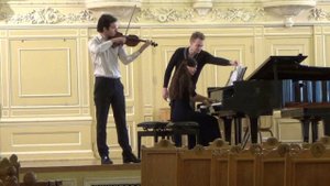 Чайковский Скерцо для скрипки и фортепиано