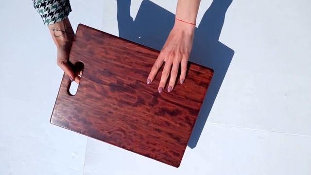 Разделочная доска 40х30 из красного дерева смотреть онлайн