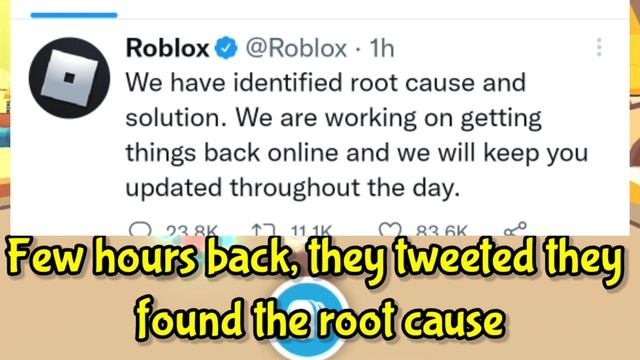 ROBLOX is coming back soon.... смотреть онлайн