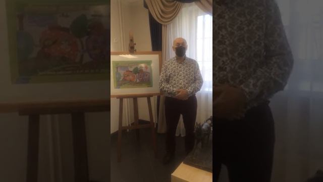 Передвижная выставка детских рисунков «Верные друзья детства». смотреть онлайн