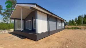 Дом по проекту" Янтарь" Строительство домов в Санкт-Петербурге и ЛО Клееный брус