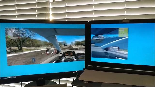 City Car Driving - Two Uneven Monitor