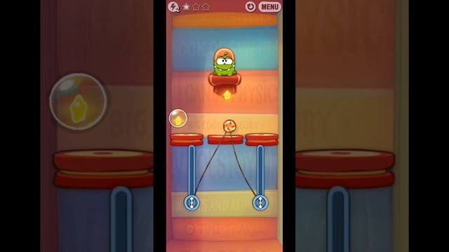 Cut The Rope Experiments Free - Starting Stage Level 24 or 25 Short Gameplay