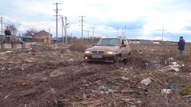 Утопил машину Toyota 4runner Заруба внедорожников Nissan X Trail на бездорожье с Mitsubishi L200